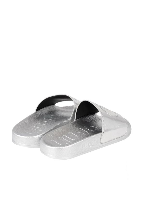 Liu Jo Klapki "Kos 1" | BA3147 EX029 | Kobieta | Srebrny. Okazja: na co dzień. Kolor: srebrny. Materiał: materiał. Styl: elegancki, casual