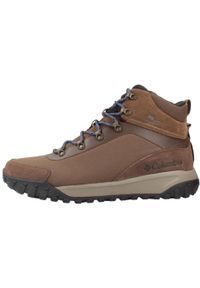columbia - Buty COLUMBIA BURNSIDER WATERPROOF Brązowy. Kolor: brązowy. Materiał: tkanina, skóra. Sport: turystyka piesza