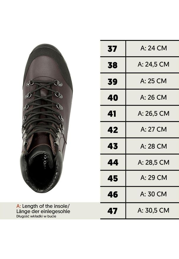 Buty męskie myśliwskie terenowe Wojas 5254 wodochronne z membraną oddychającą. Kolor: brązowy. Sport: outdoor