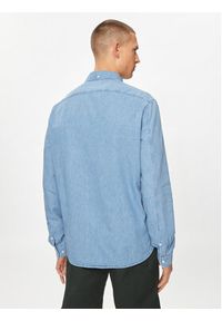 Marc O'Polo Koszula jeansowa 463 9257 22026 Niebieski Regular Fit. Typ kołnierza: polo. Kolor: niebieski. Materiał: bawełna #4