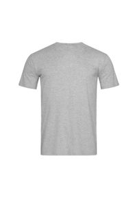 Stedman - Męska Koszulka Classic Heather Fitted T-shirt. Kolor: szary