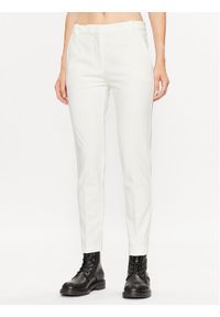 Pinko Spodnie materiałowe Bello Pantalone 1000155 A15M Biały Regular Fit. Kolor: biały. Materiał: materiał, wiskoza #1