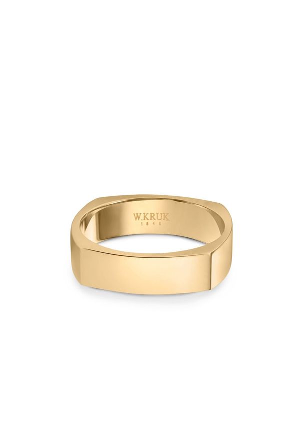 W.KRUK RABAT Obrączka Złota - Grawer GRATIS - złoto 585 - ZZK/O_52Z52G. Materiał: złote. Kolor: złoty. Wzór: gładki
