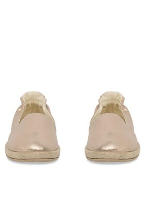 Jenny Fairy Espadryle KAYLA WSK1609-05 Złoty. Kolor: złoty. Materiał: materiał