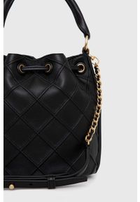 Tory Burch torebka skórzana kolor czarny. Kolor: czarny. Materiał: skórzane #4