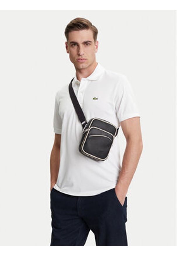 Lacoste Saszetka NH4563GY Czarny. Kolor: czarny. Materiał: skóra