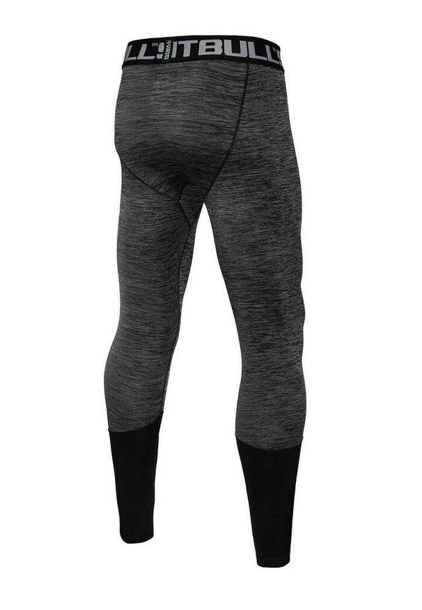 PITBULL - Legginsy dla dorosłych sportowe techniczne Performance Pro plus Small Logo. Kolor: wielokolorowy, czarny, szary
