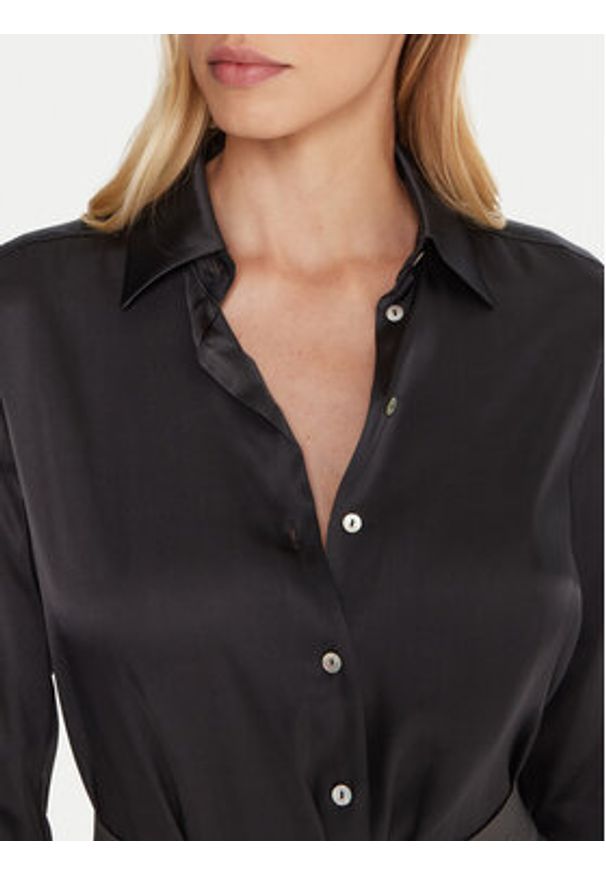 Marella Koszula Bunny 2523116015 Szary Regular Fit. Kolor: szary. Materiał: acetat