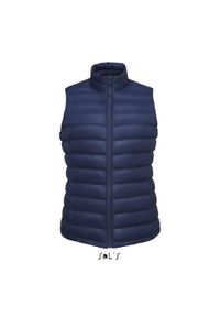 SOL'S - Damska kurtka bez rękawów Sol's Wilson Bw. Kolor: niebieski. Materiał: puch. Długość rękawa: bez rękawów #1