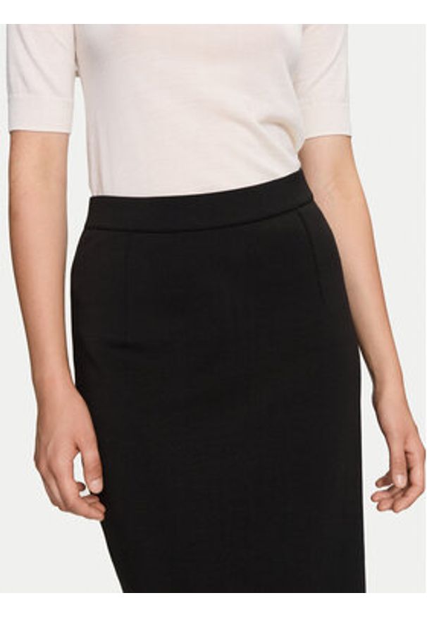 Marc O'Polo Spódnica ołówkowa 408 3038 18045 Czarny Regular Fit. Kolor: czarny. Materiał: bawełna