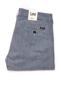 Lee - SPODNIE LEE DAMSKIE SLIM CHINO NAVY PINSTRIPE L310YACK. Okazja: do pracy, na co dzień. Styl: casual, elegancki #3