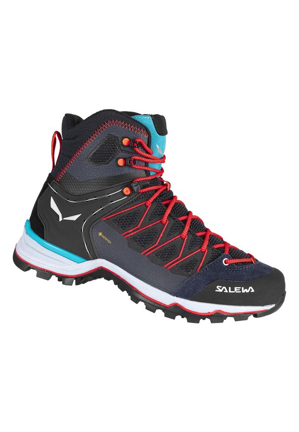 Buty Trekkingowe Damskie Salewa Mtn Trainer Lite Mid Gtx. Kolor: zielony, niebieski, wielokolorowy, różowy. Sezon: zima