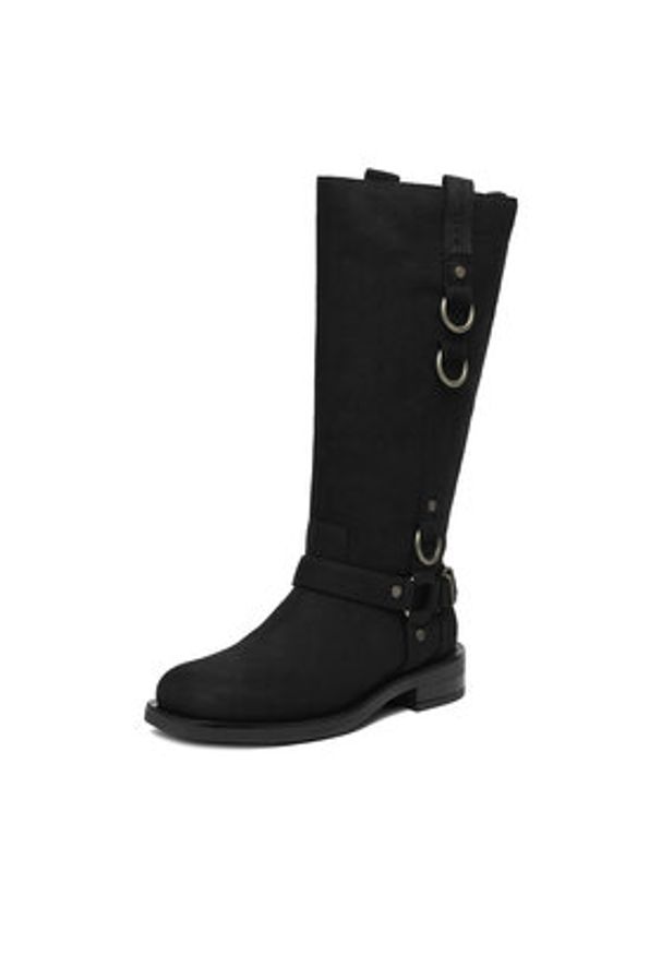 G-Star RAW - G-Star Raw Kozaki CEO-WI45-CHRISTIAN-02 Czarny. Kolor: czarny. Materiał: skóra, nubuk