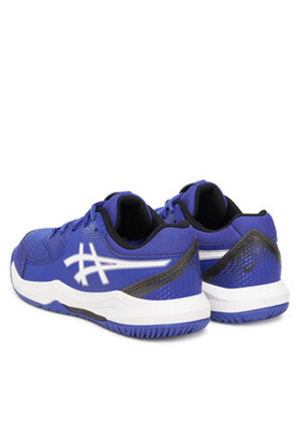 Asics Buty do tenisa Gel-Dedicate 8 Gs 1044A077 Granatowy. Kolor: niebieski. Materiał: skóra. Sport: tenis