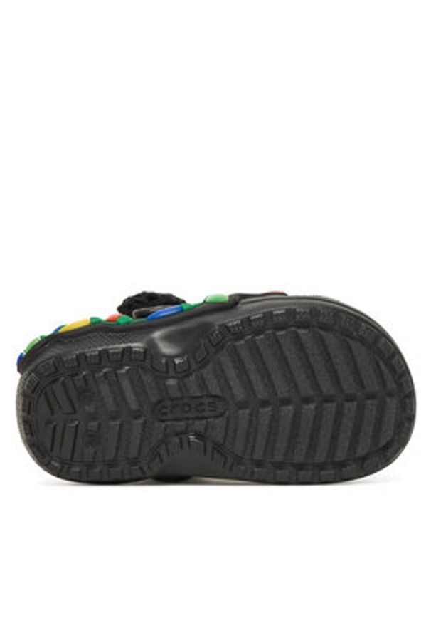 Crocs Klapki Classic Lined Holiday Lights Cgt 212027 Czarny. Kolor: czarny