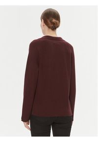 Calvin Klein Sweter Essential K20K206019 Bordowy Relaxed Fit. Kolor: czerwony. Materiał: syntetyk #4