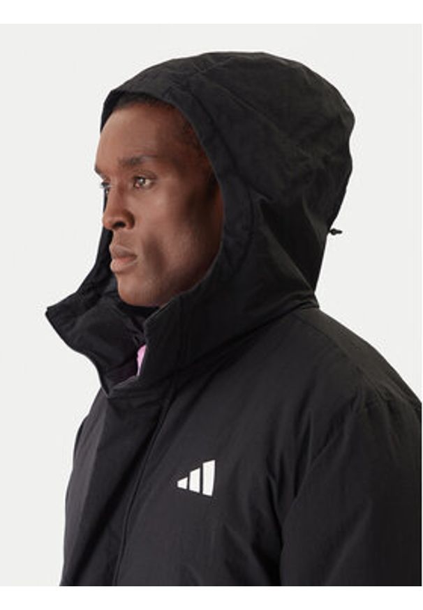 Adidas - adidas Kurtka zimowa Climawarm 3-Stripes JY8303 Czarny Regular Fit. Kolor: czarny. Materiał: syntetyk. Sezon: zima