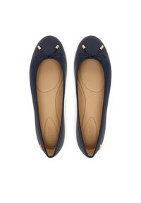 Lauren Ralph Lauren - LAUREN RALPH LAUREN Baleriny Jayna 802940728004 Granatowy. Kolor: niebieski. Materiał: skóra