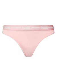 Puma Komplet 2 par stringów 907850 Koralowy. Kolor: pomarańczowy. Materiał: bawełna