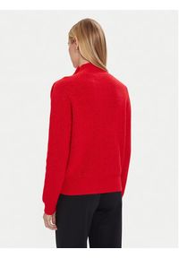 Morgan Golf 232-MSTORI Czerwony Regular Fit. Typ kołnierza: golf. Kolor: czerwony. Materiał: syntetyk #4