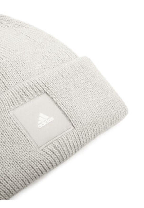 Adidas - adidas Czapka Cuffed Beanie IT4643 Szary. Kolor: szary. Materiał: poliester