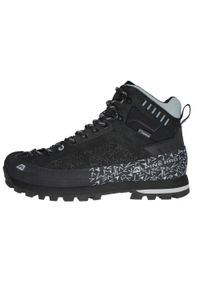 ALPINE PRO - Buty trekkingowe Alpine Pro Greve Vibram. Kolor: czarny. Materiał: skóra. Szerokość cholewki: normalna. Sport: turystyka piesza