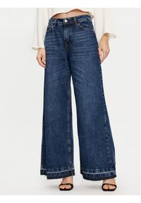 Haveone Jeansy Frankie PGZ-M087 Niebieski Wide Leg. Kolor: niebieski