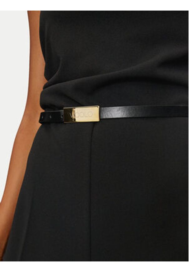 ViCOLO Kombinezon TS0099 Czarny Slim Fit. Kolor: czarny. Materiał: syntetyk