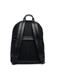 Calvin Klein Plecak Bold Logo Webbing LV04D3417G Czarny. Kolor: czarny. Materiał: skóra #5