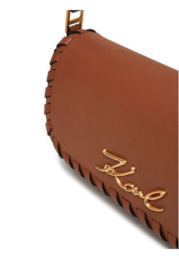 Karl Lagerfeld - KARL LAGERFELD Torebka A2W30195 Brązowy. Kolor: brązowy. Materiał: skórzane