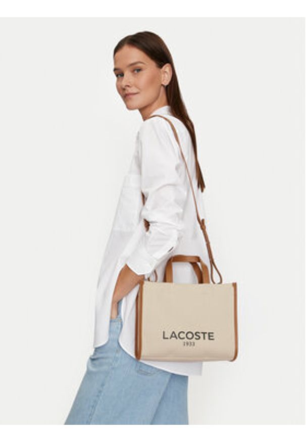 Lacoste Torebka NF4641TD Brązowy. Kolor: brązowy