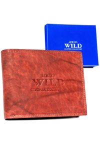 ALWAYS WILD - Portfel skórzany Always Wild AW-N5-MAL brązowy. Kolor: brązowy. Materiał: skóra