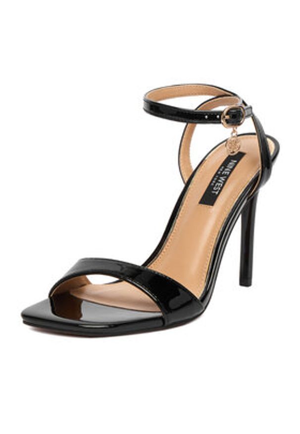 Nine West Sandały CEO-CR436-T8637 Czarny. Kolor: czarny. Materiał: materiał