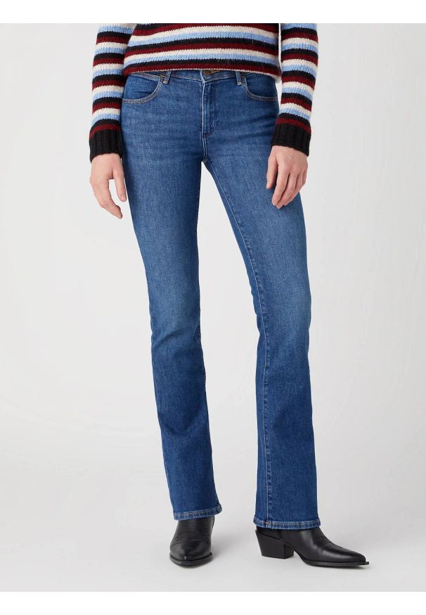 Wrangler - DAMSKIE SPODNIE WRANGLER BOOTCUT RITA 112342859