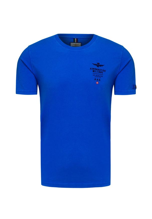 Aeronautica Militare - T-shirt AERONAUTICA MILITARE. Materiał: bawełna. Wzór: nadruk, aplikacja, moro. Styl: klasyczny, militarny