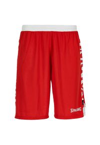 SPALDING - Krótki Spalding Essential Reversible. Kolor: czerwony. Długość: krótkie. Sport: koszykówka #1