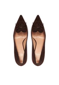 Love Moschino - LOVE MOSCHINO Szpilki JA10449G0NJA0313 Brązowy. Kolor: brązowy. Materiał: skóra, zamsz. Obcas: na szpilce #2