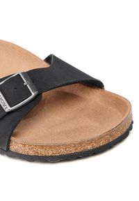 Birkenstock Klapki Madrid Bs 1019969 Czarny. Kolor: czarny. Materiał: skóra #6