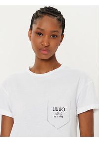 Liu Jo T-Shirt WA5145 J4893 Biały Regular Fit. Kolor: biały. Materiał: bawełna