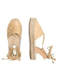 DeeZee Espadryle WSS990-205 Beżowy. Kolor: beżowy. Materiał: materiał #5