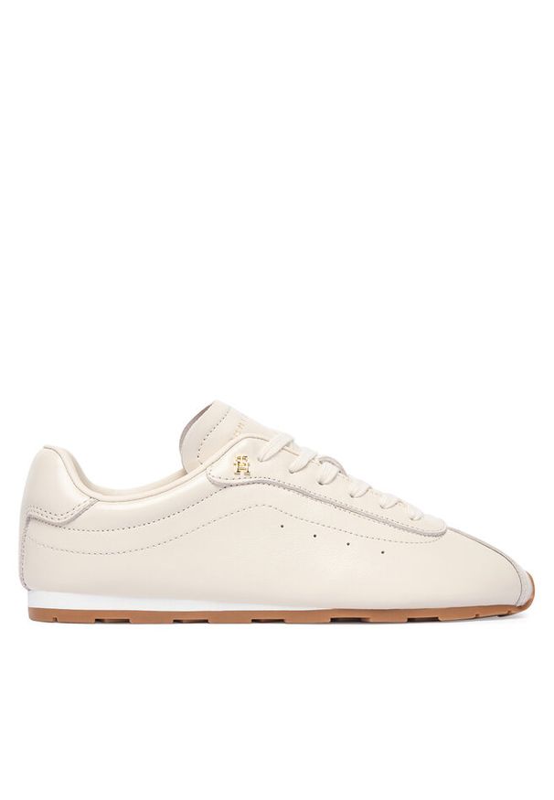 TOMMY HILFIGER - Sneakersy Tommy Hilfiger. Kolor: kremowy