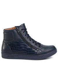Gino Rossi Sneakersy Dex MTU433-K54-0793-0134-0 Granatowy. Kolor: niebieski. Materiał: skóra #5