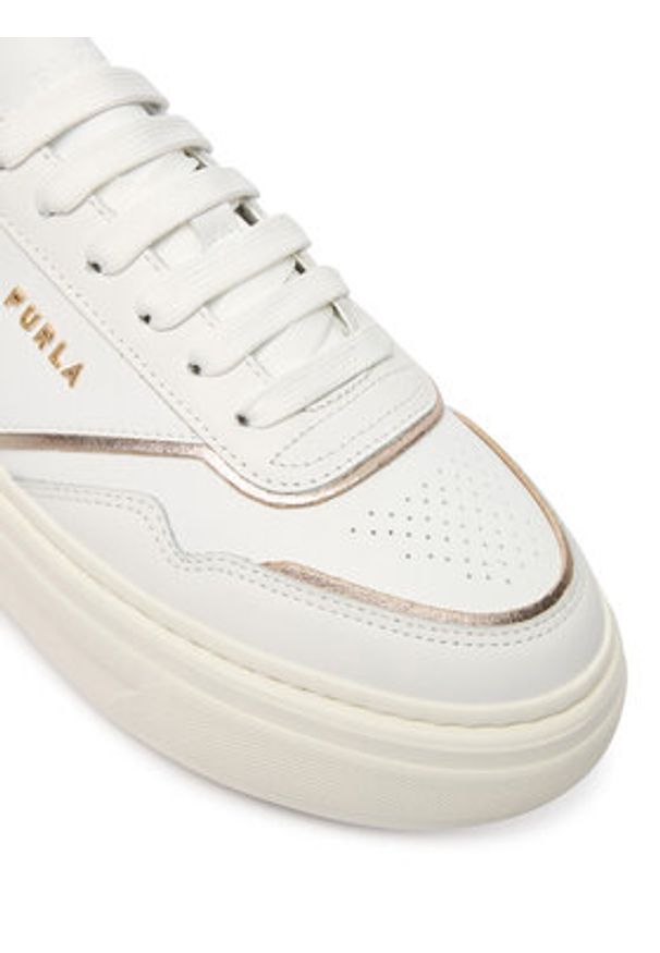 Furla Sneakersy Nuage YK73NUA BX4471 O6000 Biały. Kolor: biały. Materiał: skóra