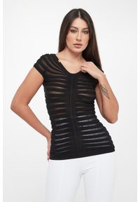 Elisabetta Franchi - Bluzka damska z tiulu ELISABETTA FRANCHI. Materiał: tiul #1