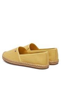 TOMMY HILFIGER - Tommy Hilfiger Espadryle Flag Canvas Espadrille FW0FW08541 Żółty. Kolor: żółty. Materiał: materiał #4