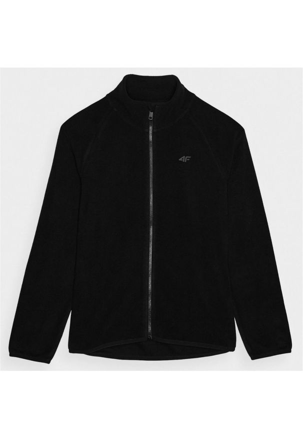 4f - Bluza Damska 4F. Kolor: czarny. Materiał: polar