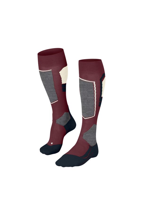 Podkolanówki damskie Falke SK4 Advanced. Kolor: czerwony, fioletowy, wielokolorowy, brązowy. Sport: narciarstwo