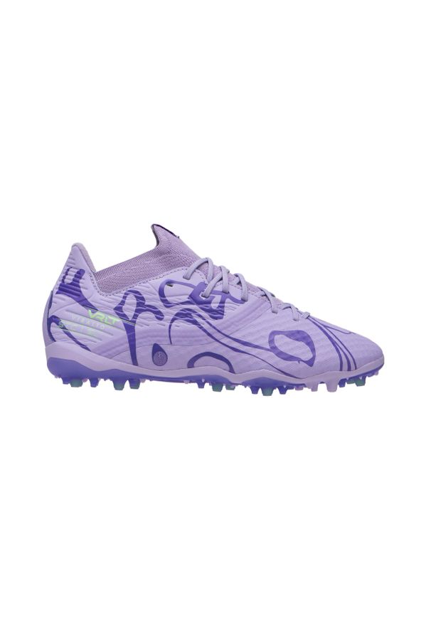 KIPSTA - Buty piłkarskie damskie Kipsta Viralto III MG/AG. Kolor: fioletowy. Materiał: dzianina, zamsz, mesh, syntetyk. Szerokość cholewki: normalna. Sport: piłka nożna