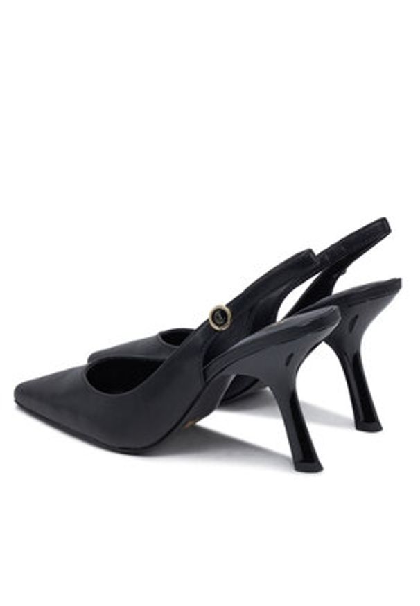 Just Cavalli Sandały 77RA3S15 Czarny. Kolor: czarny. Materiał: skóra