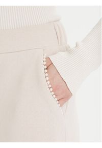 Vero Moda Spodnie dresowe Daisy 10338102 Beżowy Wide Leg. Kolor: beżowy. Materiał: syntetyk #5